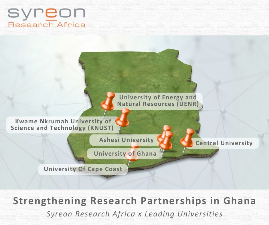 Growing collaboration with universities in Ghana