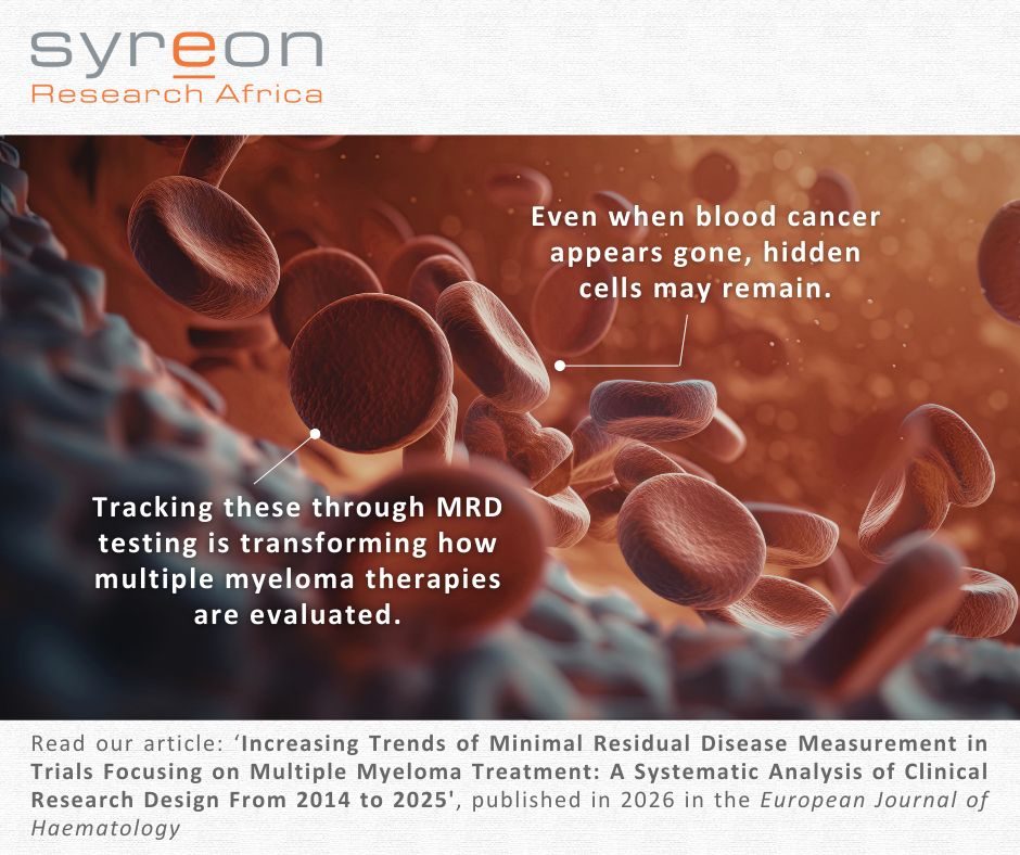 Publication on minimal residual disease measurement in multiple myeloma trials